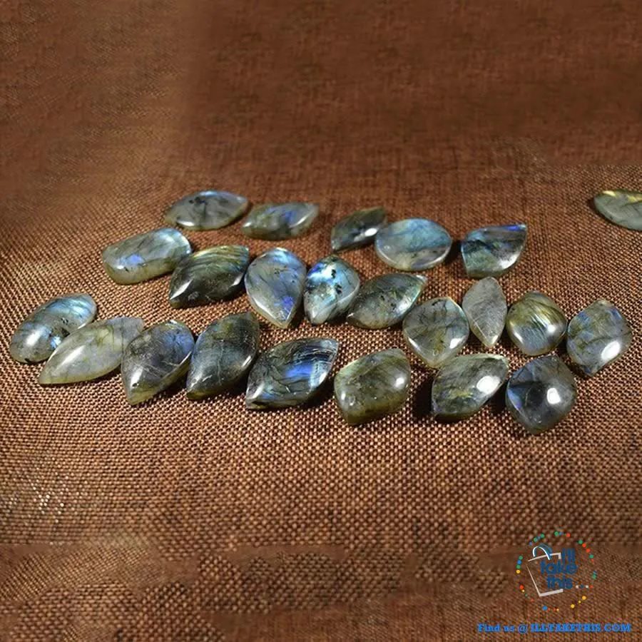 🧘 Handmade Natural labradorite Moonstone Stone Pendants Necklaces