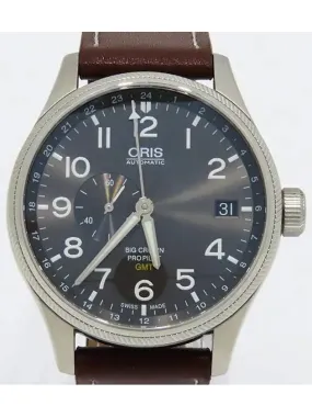 01 748 7710 4063 Big Crown ProPilot GMT Small Second Automatic Men s Leather Band Watch