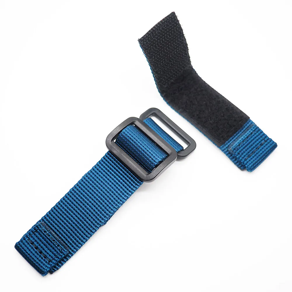 20mm, 22mm Nylon Sport Velcro Watch Strap, Army Green / Black / Blue