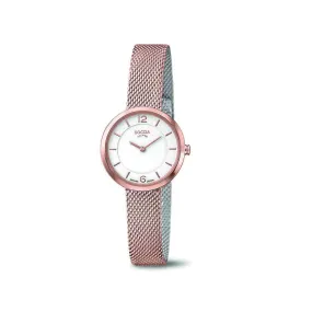 3266-07 - Ladies Rose Gold Titanium Dress Watch