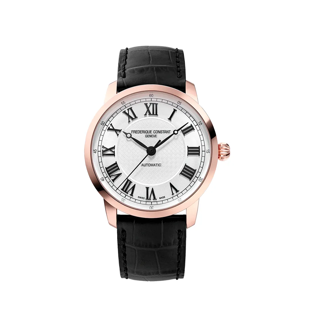 38.5mm Classics Premiere Automatic on Black Leather Strap