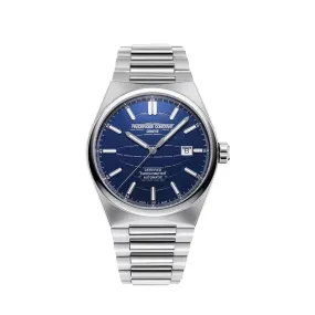 41mm Highlife Automatic Cosc with Navy Blue Globe Dial