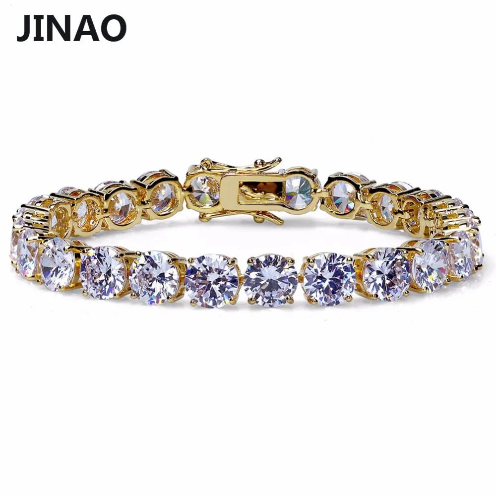 4mm 5mm Men's AAA Cubic Zircon