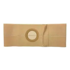 6" Left, Beige, Cool Comfort, Flat Panel Belt, Prolapse Flap, Large, 2-5/8" Opening Placed 1" From Bottom