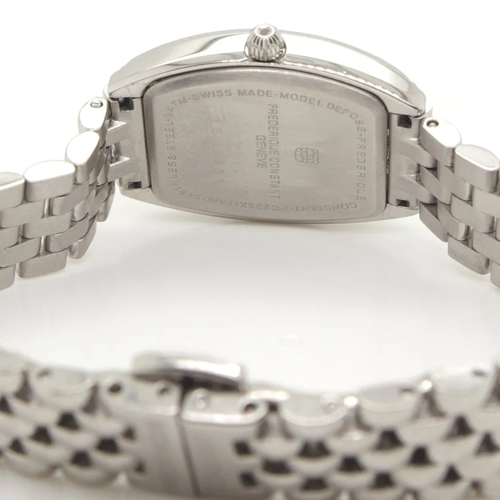 A Frederique Constant Diamond-set Steel Ladies Quartz Bracelet Watch, 2007