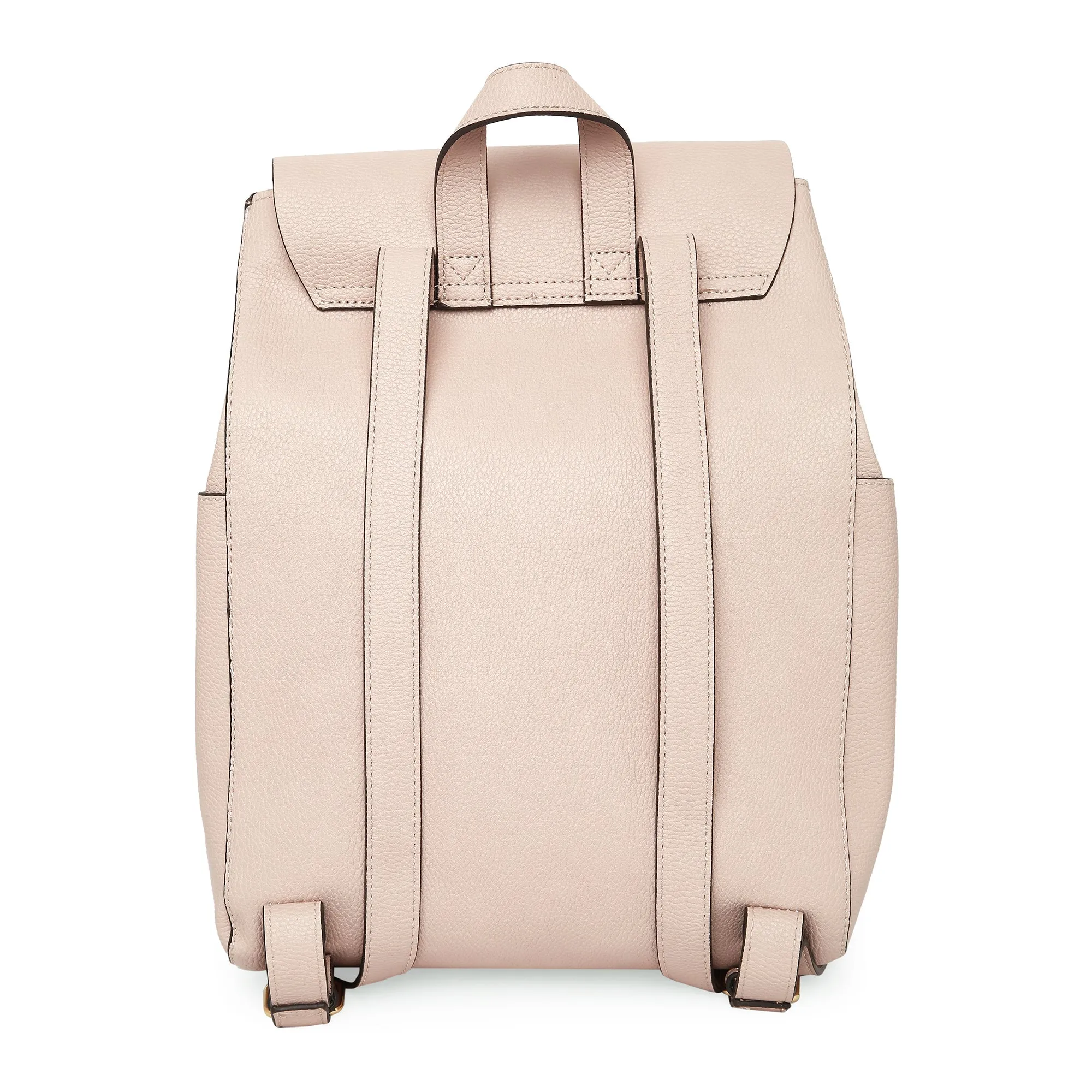 Accessorize London Women'S Faux Leather Pink Nikki Backpack