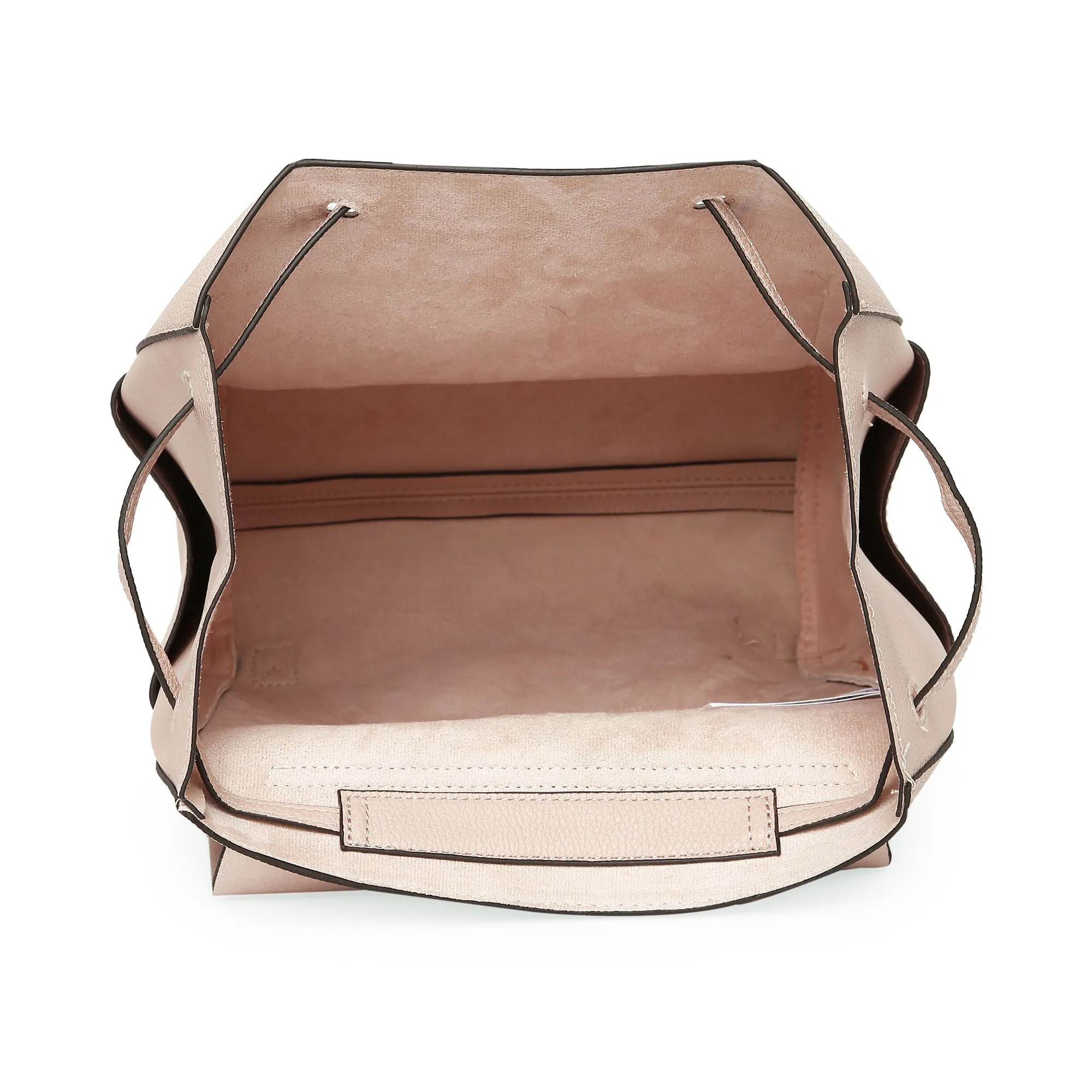 Accessorize London Women'S Faux Leather Pink Nikki Backpack