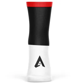 Adult Crew Socks Black / Red