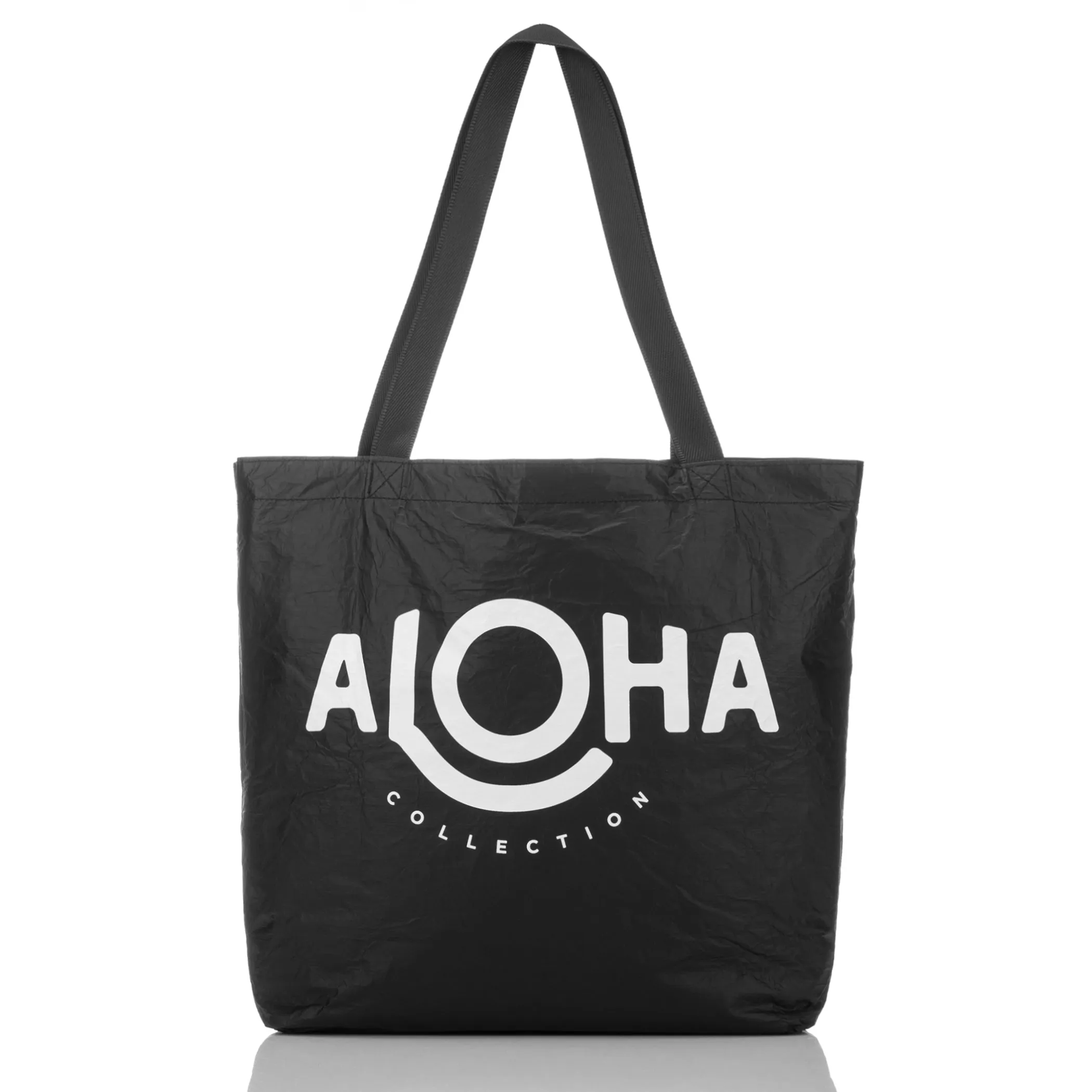ALOHA Le Palm Reversible Tote / White & Black