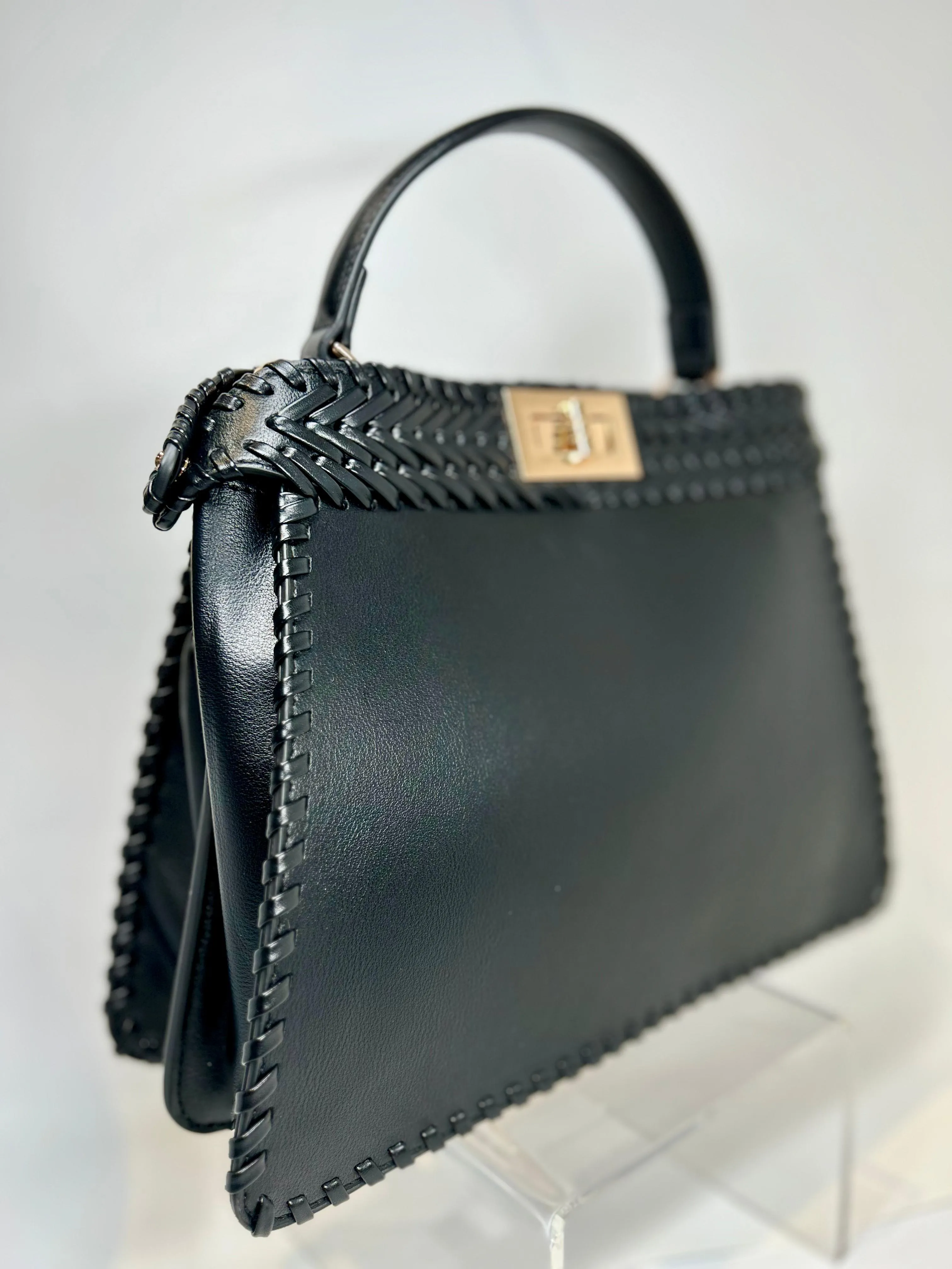 Amelia - Black Handbag Set