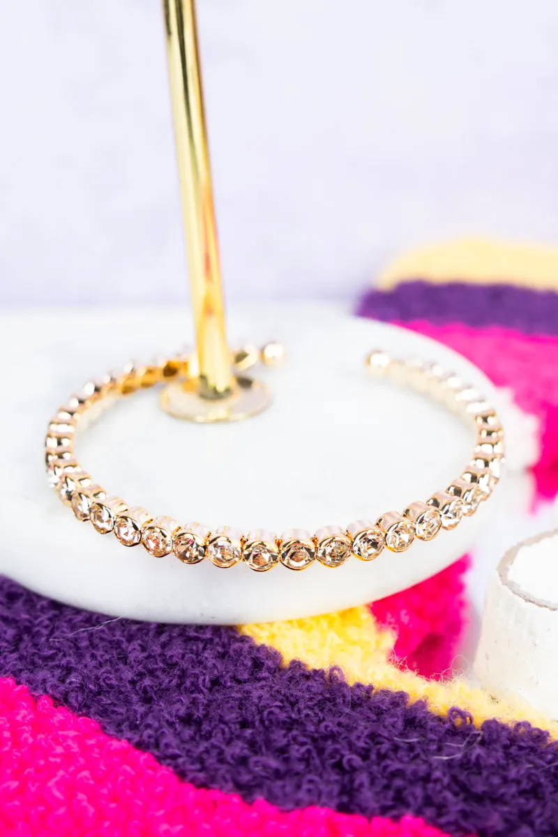 Ariella Cubic Zirconia Goldtone Bracelet