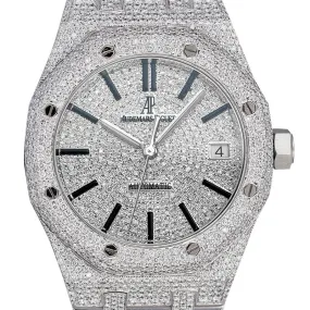 Audemars Piguet Royal Oak 37 Custom Diamond Set 15450ST.OO.1256ST.01.A