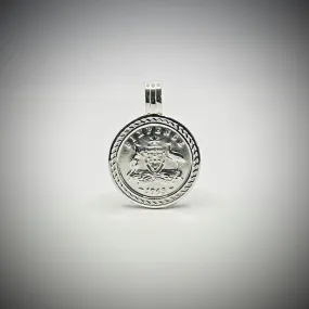 Australian Sixpence Sterling Silver VS Pendant