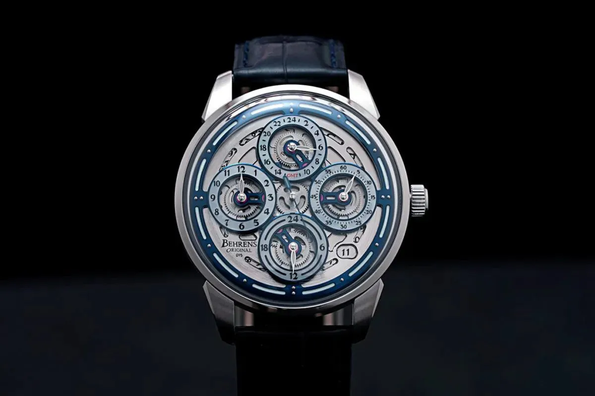 BEHRENS “NAVIGRAPH” AUTOMATIC BLUE GMT