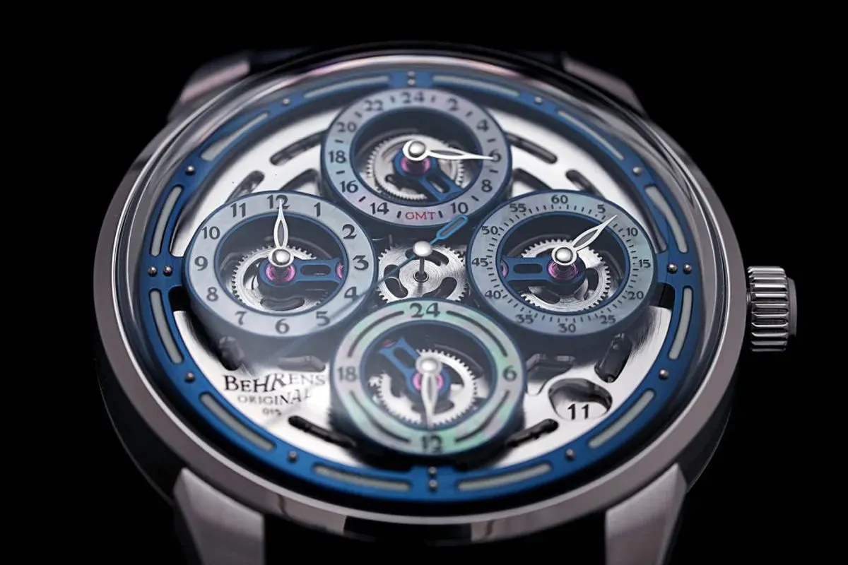 BEHRENS “NAVIGRAPH” AUTOMATIC BLUE GMT