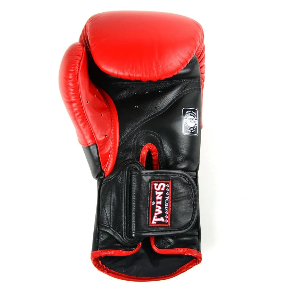 BGVL6 Twins Red-Black Deluxe Sparring Gloves