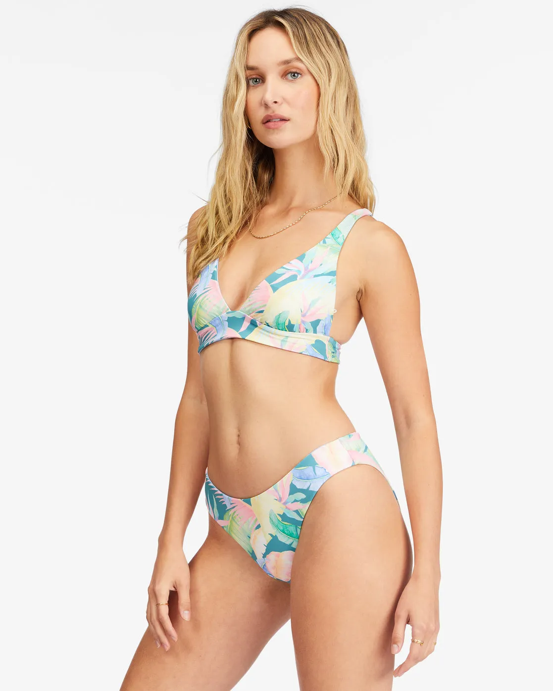 Billabong Rides And Tides Rev Band Tri Top-Multi