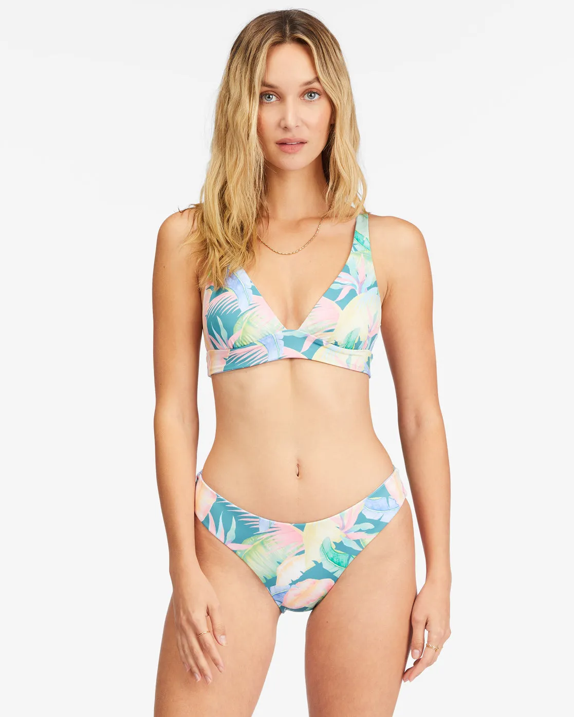 Billabong Rides And Tides Rev Band Tri Top-Multi