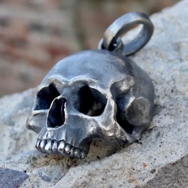 Black Skull Necklace