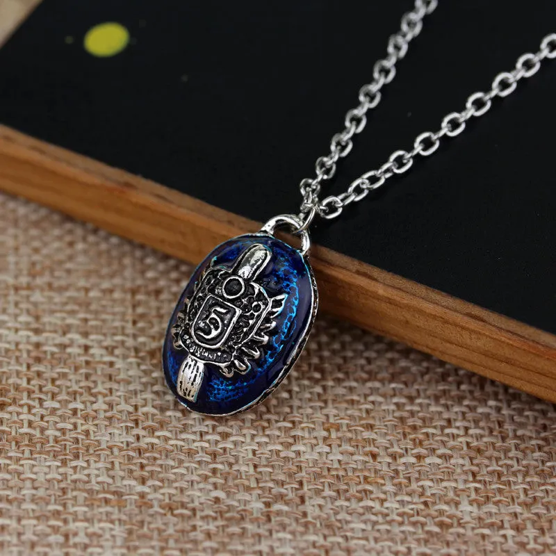 Blue Stone Pendant Necklace for Women