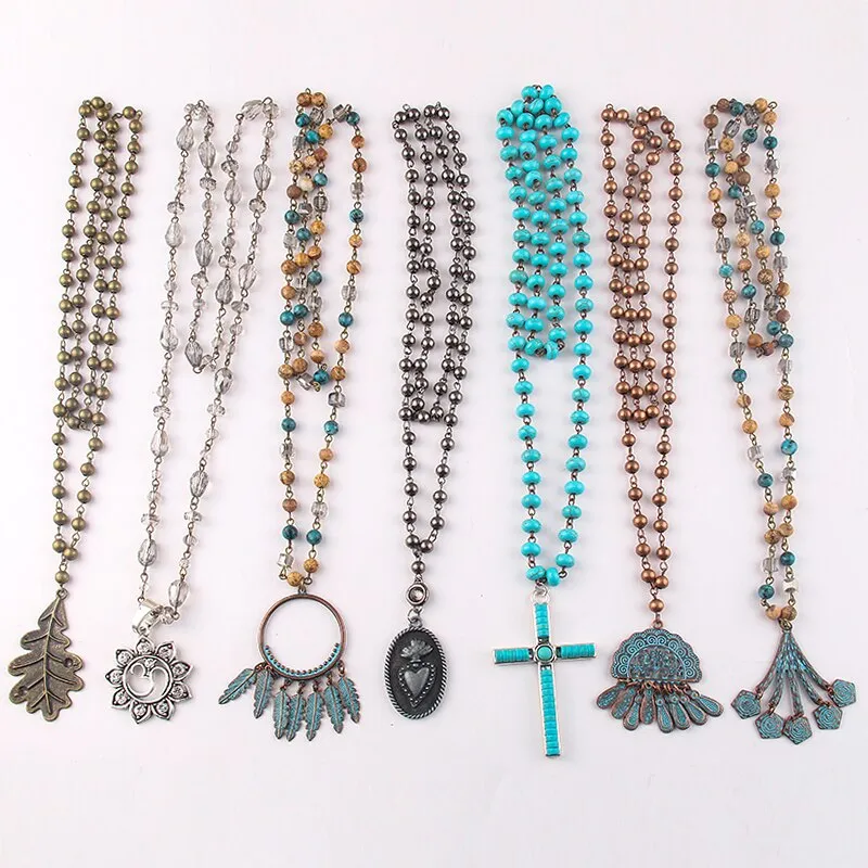 Bohemian Beaded Necklaces