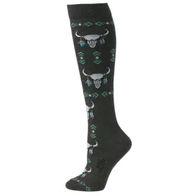 Boot Doctor Over The Calf Skull Socks