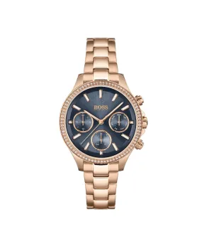 Boss Ladies Hera Carnation Gold Ip Bracelet Watch