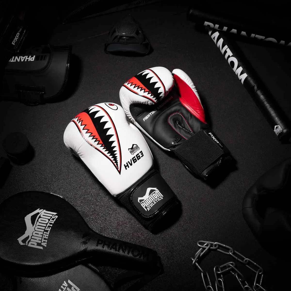 Boxhandschuhe Fight Squad - Weiss