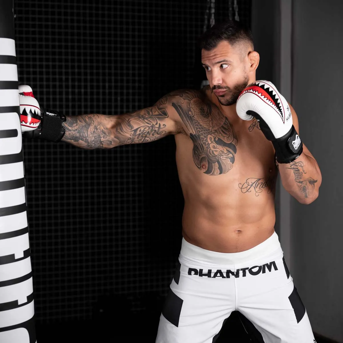 Boxhandschuhe Fight Squad - Weiss