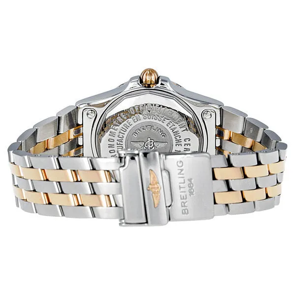 Breitling Galactic 30 Diamond Blue Dial Ladies Watch C71340L2-C816TT