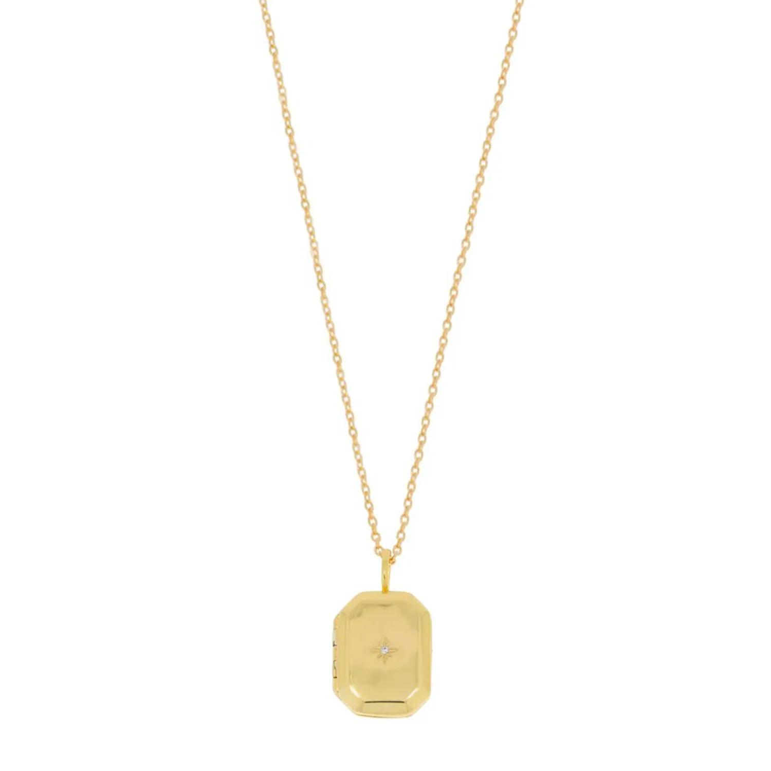 Burren Jewellery Heartstrings Pendant Locket Necklace, Gold