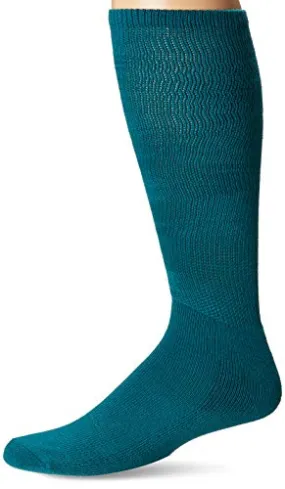 Champion Sports Rhino® All Sport Socks - Machine Washable Sport Sock - for Baseball, Football, Soccer - Cushioned Tube Sock - Stay-in-Place Fit - Size L/10-13 - Teal