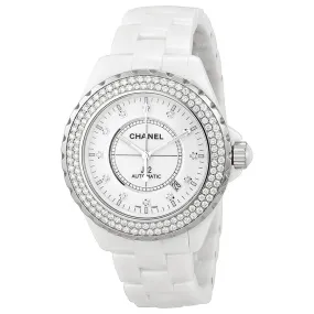 Chanel J12 Diamonds Date Automatic Ceramic Watch H2013