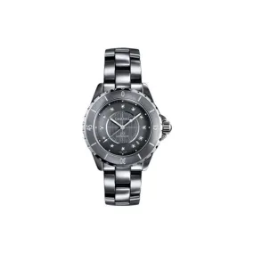 Chanel J12 Titanium Dial Ceramic Ladies Watch H3242
