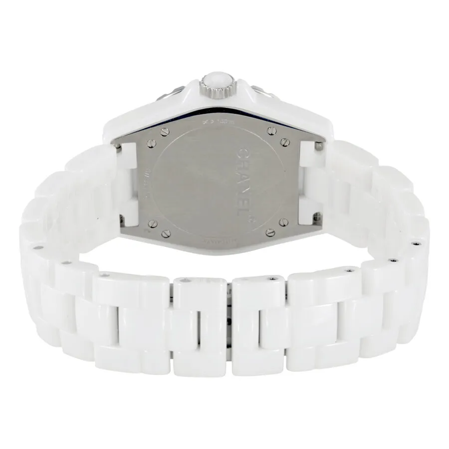Chanel J12 White Ceramic Diamond Automatic Unisex Watch H3841