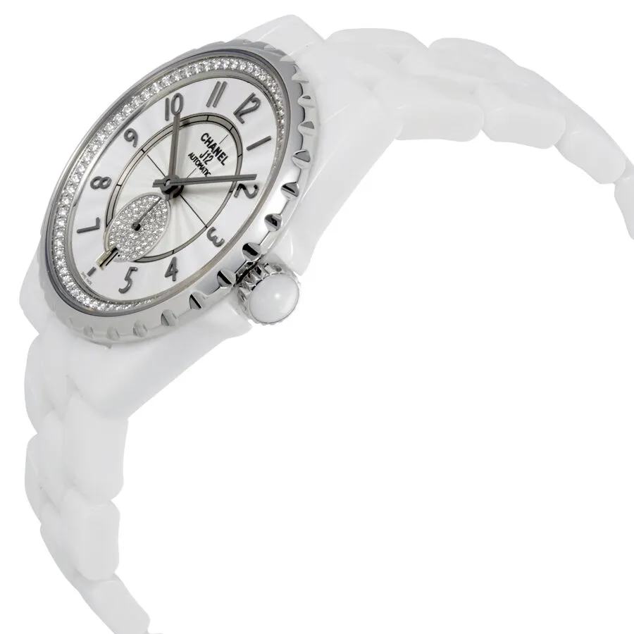 Chanel J12 White Ceramic Diamond Automatic Unisex Watch H3841