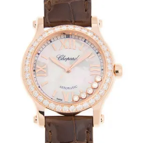 Chopard Happy Sport Automatic Diamond Ladies Watch 274893-5010
