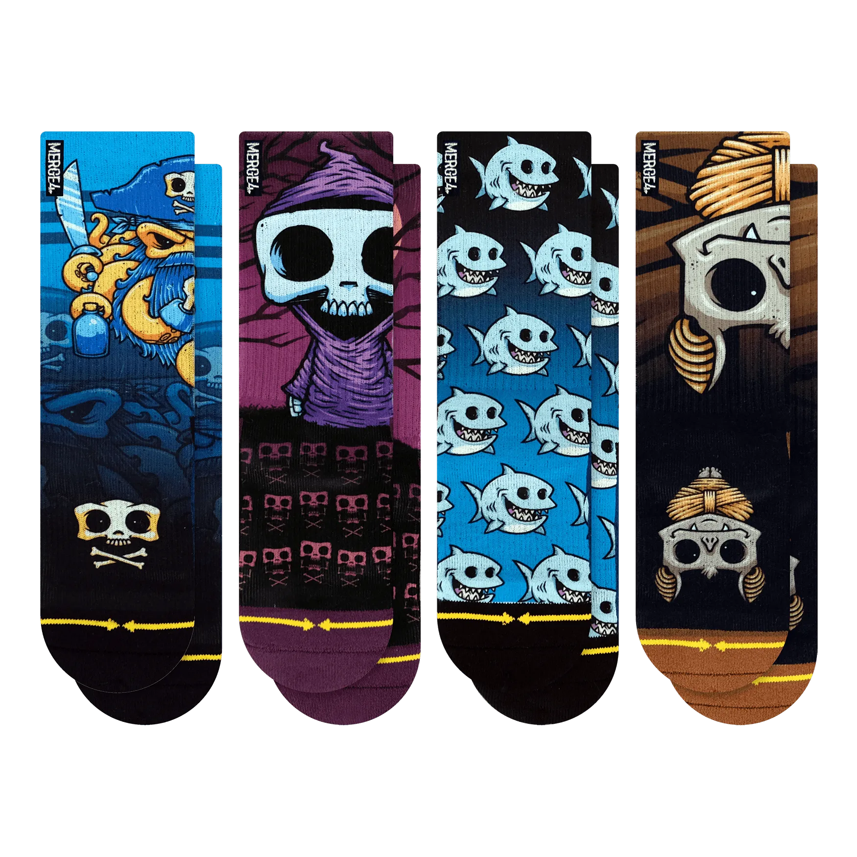 Chump Magic Youth Crew Socks 4-Pack