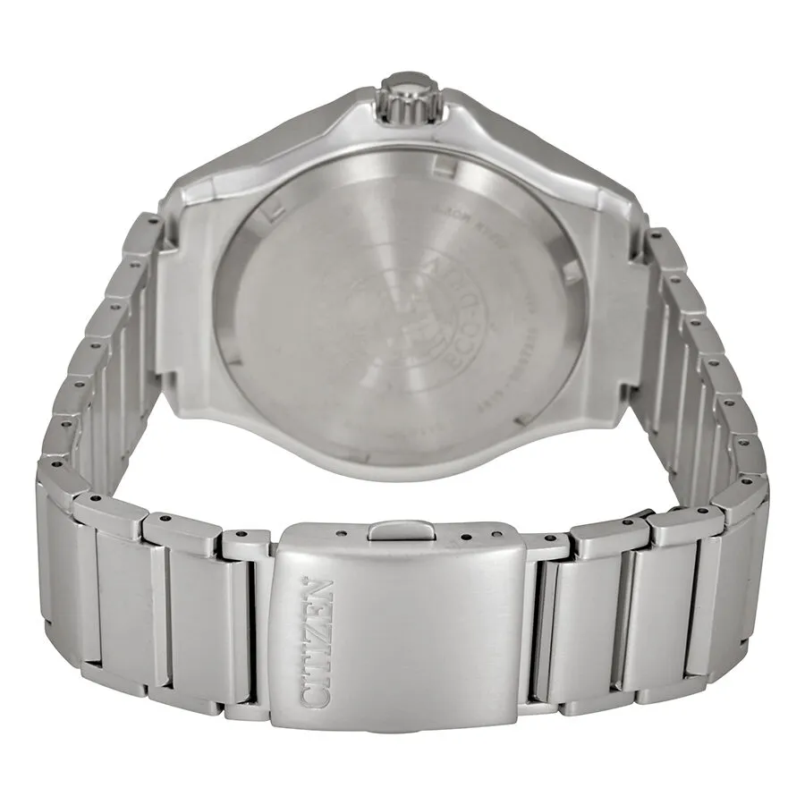Citizen Eco-Drive Black Dial Men's Titanium Watch AW1540-88E