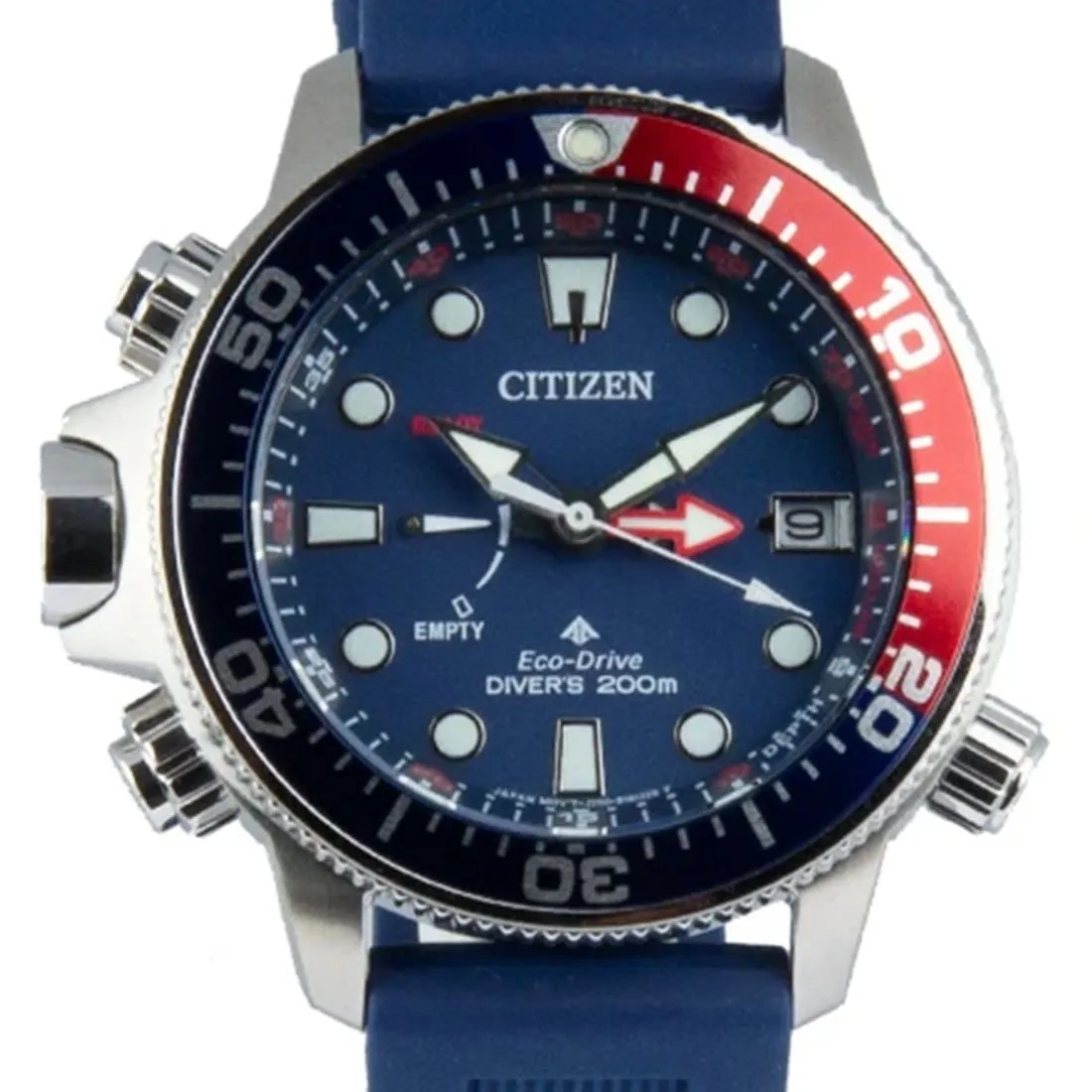 Citizen Promaster Marine Aqualand Eco-Drive Blue Dial Male 200m Watch BN2038-01L