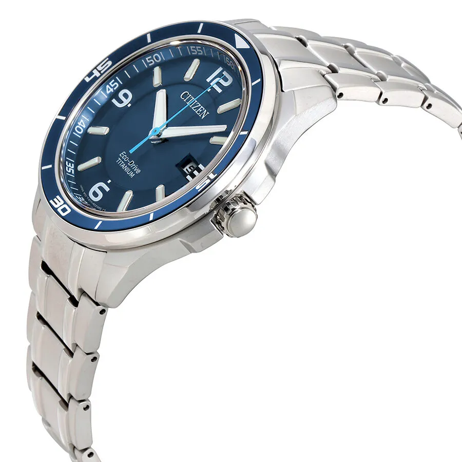 Citizen Ti IP Blue Dial Titanium Men's Watch BM6929-56L