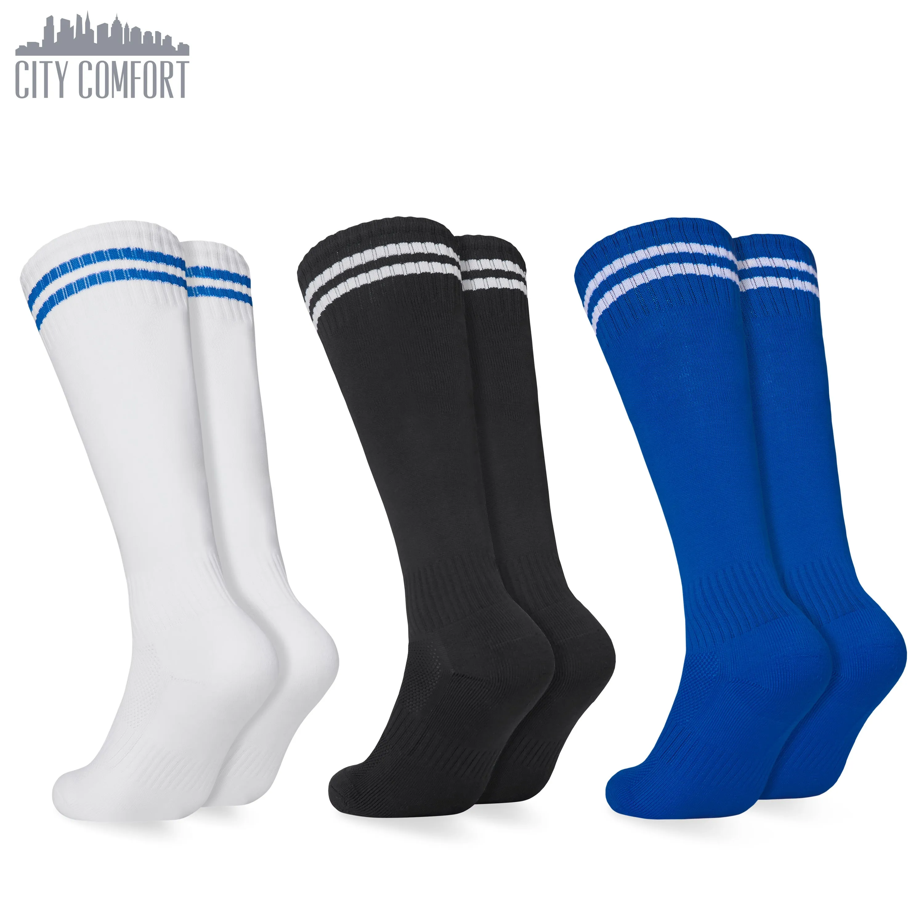 CityComfort Football Socks Kids and Teenagers