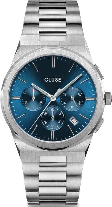 Cluse Vigoureux Chrono Blue Silver