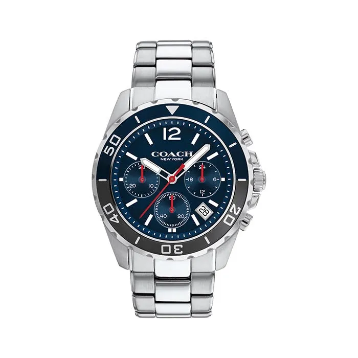 Coach Kent Blue Dial Chronograph Men's Watch 14602555