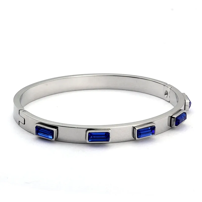 Cubic Zirconia Charm Bracelets Bangle