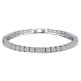 Cubic Zirconia Tennis Bracelet For Women