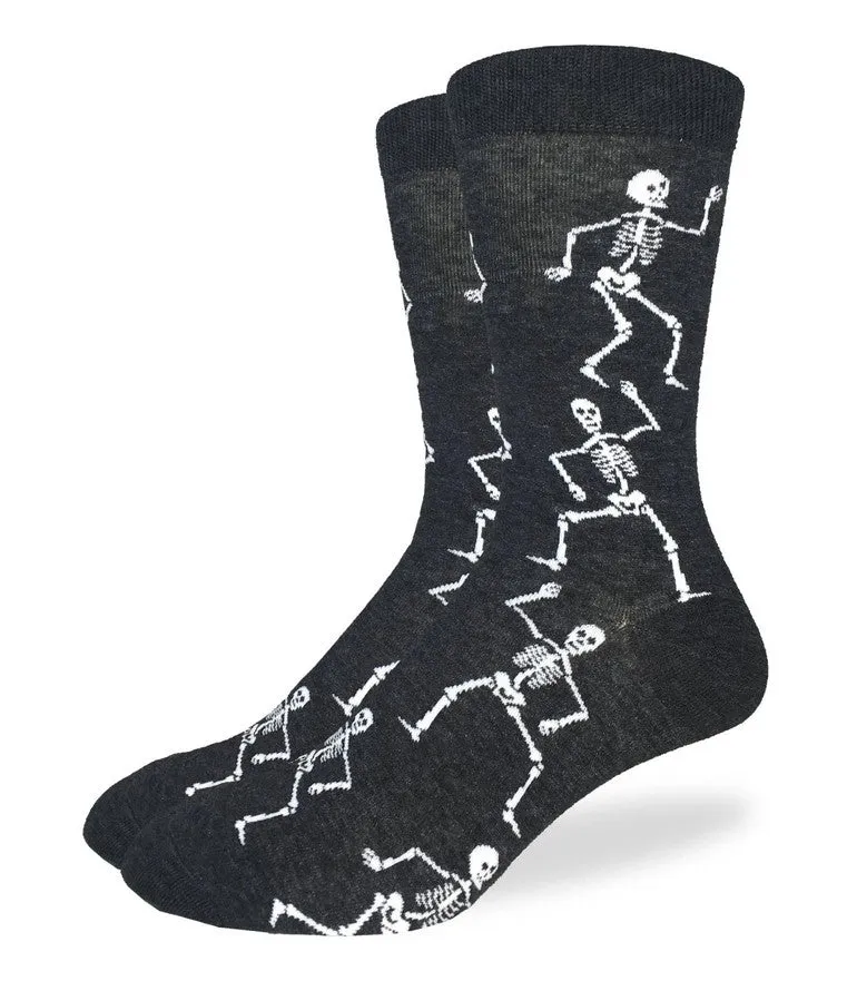 Dancing Skeleton Men's Crew Socks