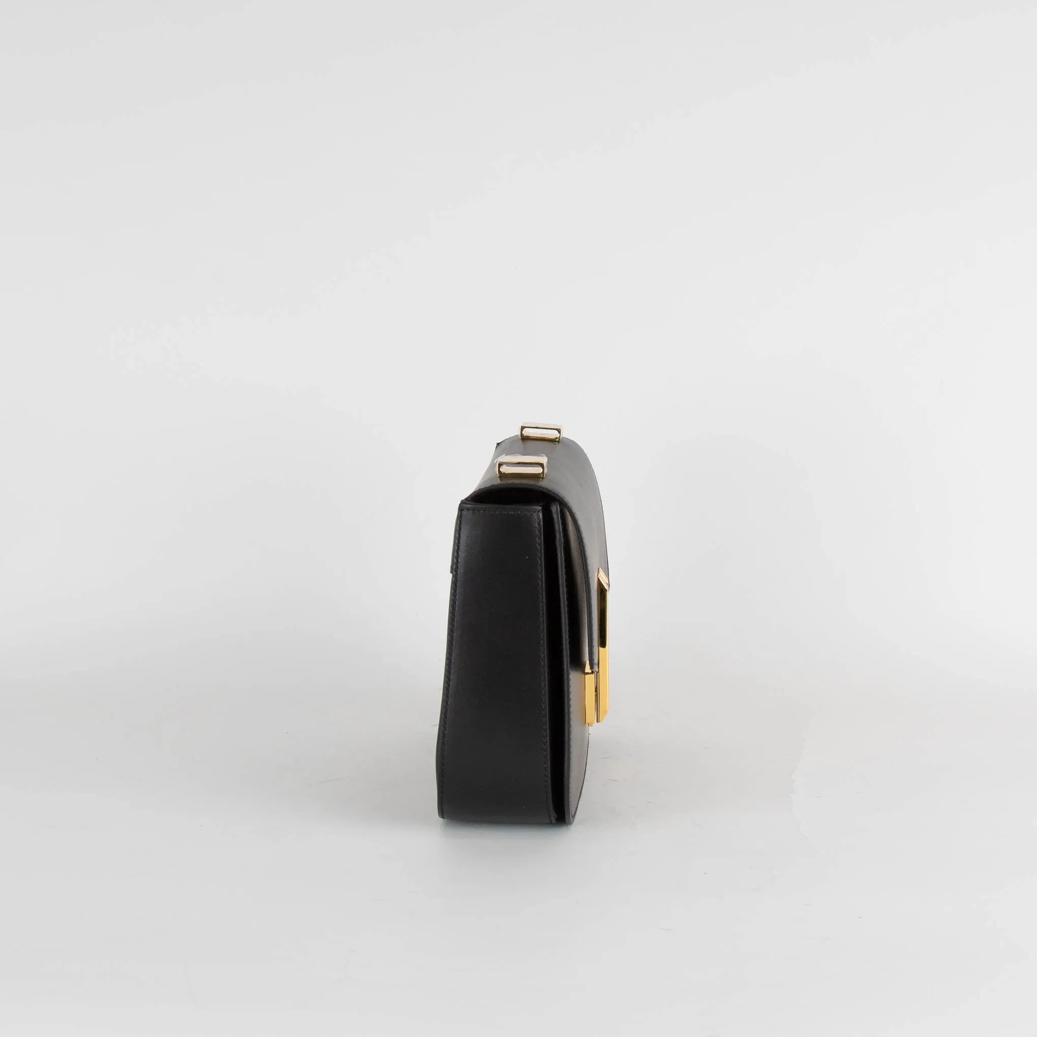 DeMellier Black Leather Structured Crossbody