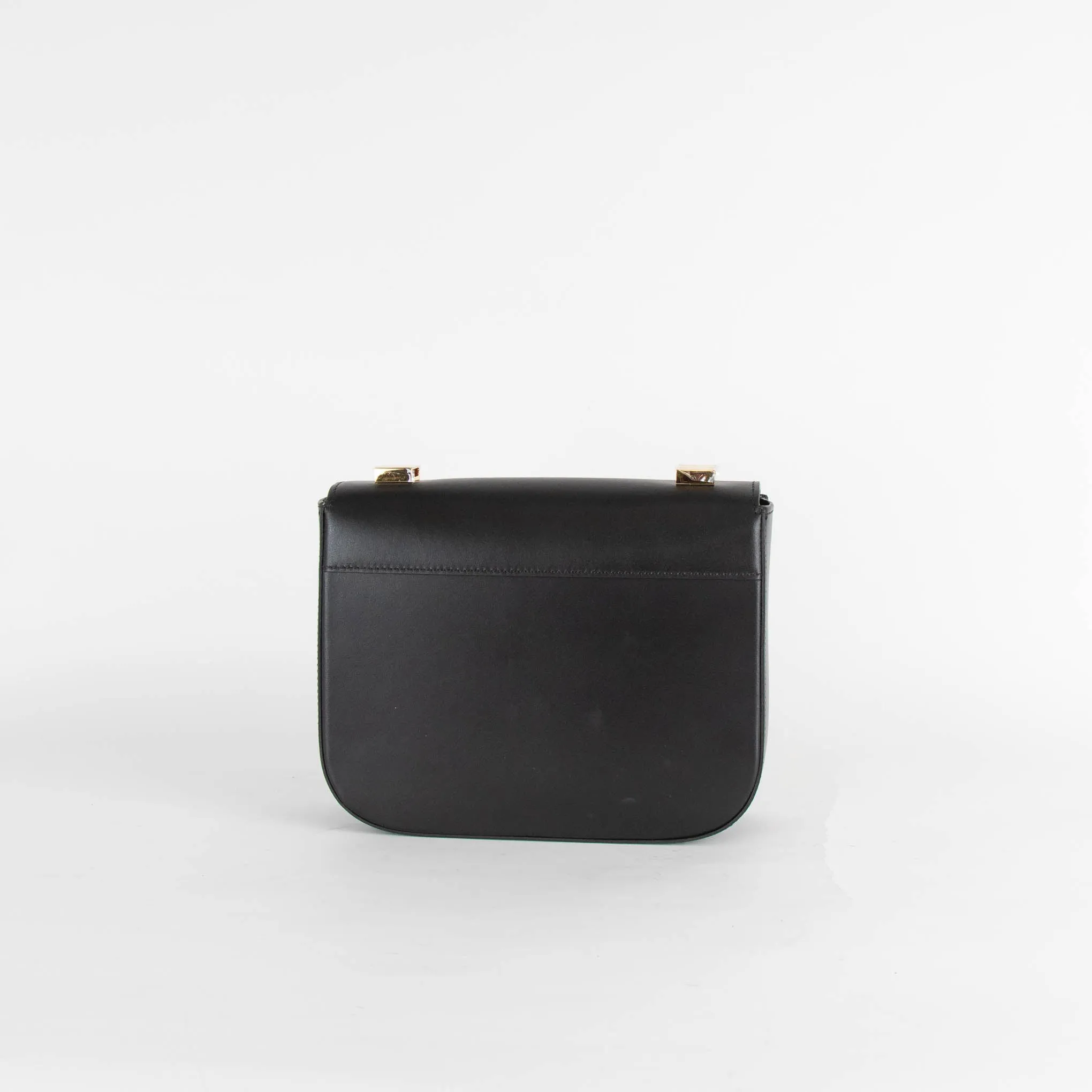 DeMellier Black Leather Structured Crossbody