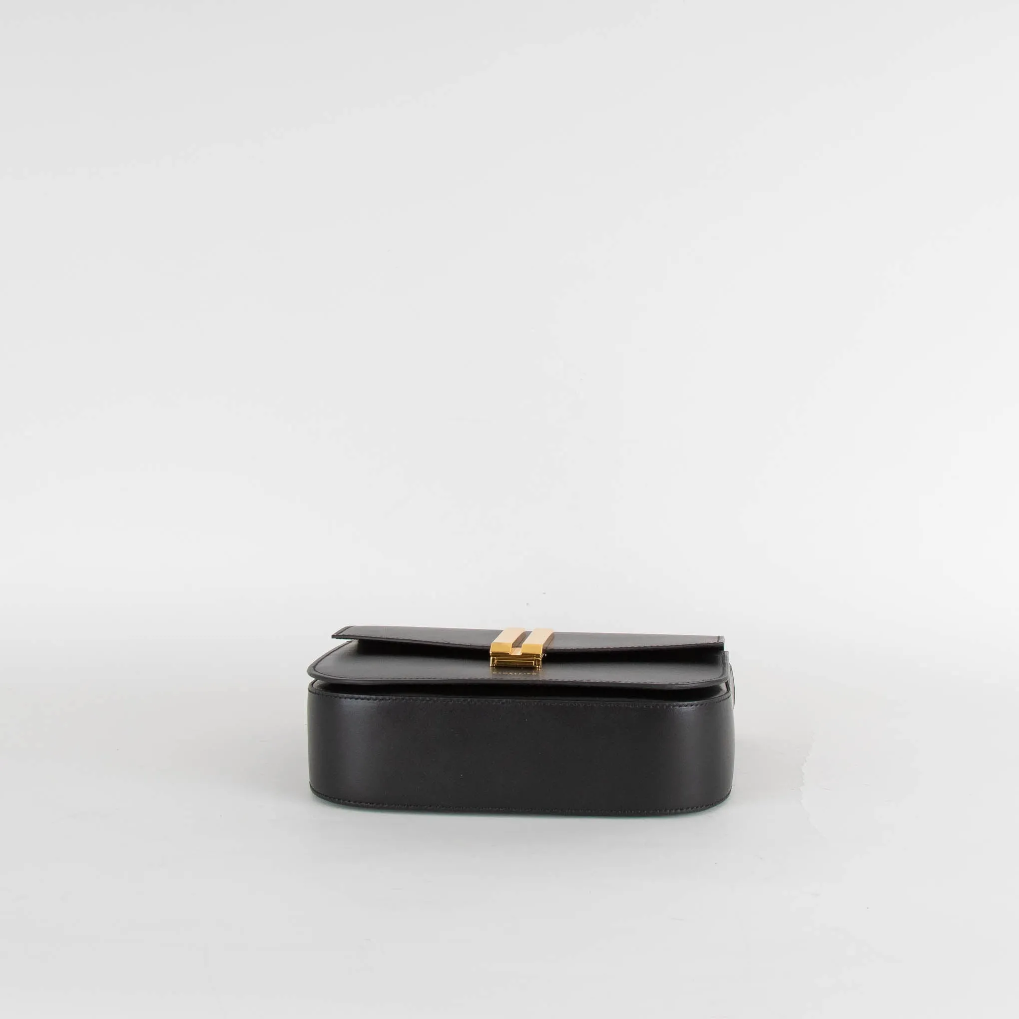 DeMellier Black Leather Structured Crossbody
